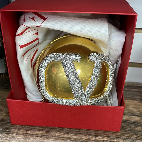 Valentino Gold and Silver Christmas Ornament